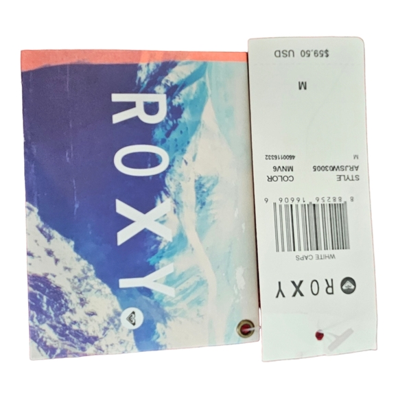 ROXY V-neck Hooded Sweater Hot Pink Size M 2010s Retro Vibe - Picture 6 of 7